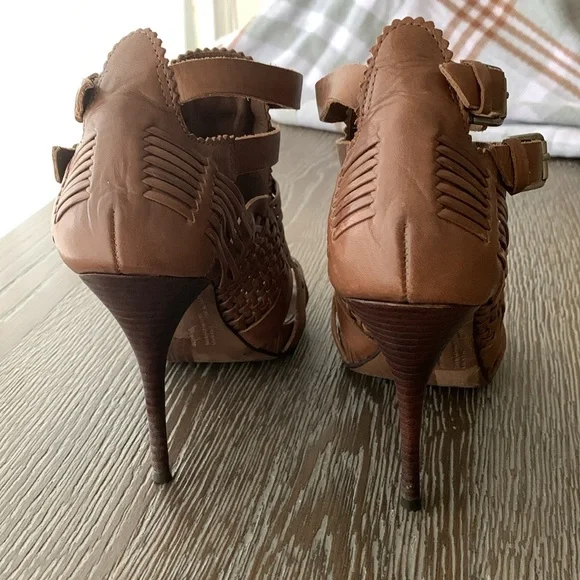 All Saints Spitalfields strappy heel/bootie - Picture 3 of 6